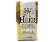 Heer Superior Extra Long Basmati Rice 2kg - Spice Village