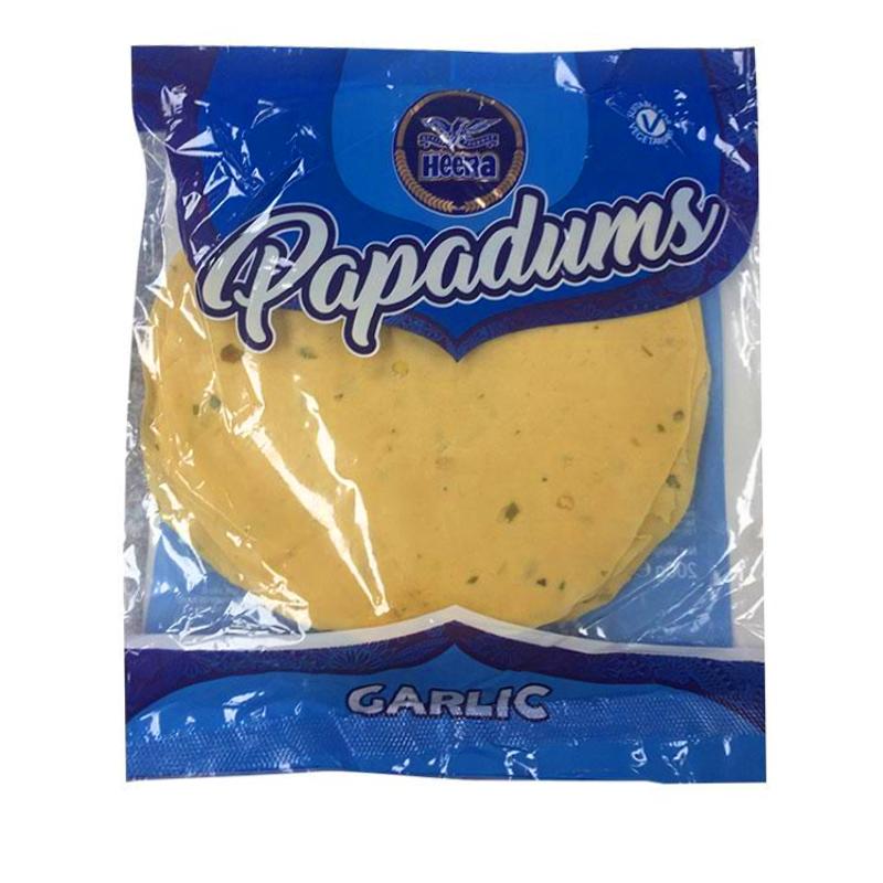 Heera Garlic Papad 200gm - Spice Village