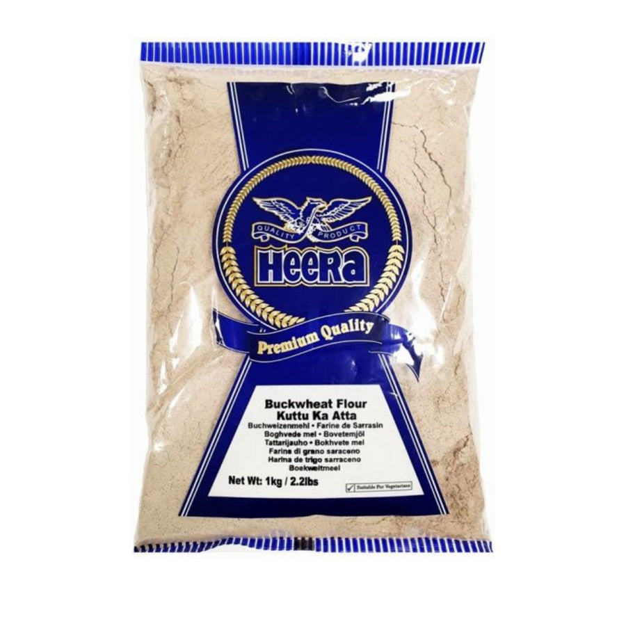 Heera  Kuttu  ka  Atta  (Buckwheat)  Flour  1kg - Spice Village