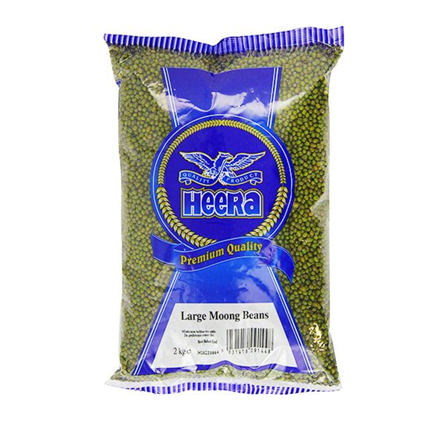 Heera Large Moong Beans 2kg - Spice Village