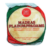 Heera Plain Madras Urad Papad 200gm - Spice Village