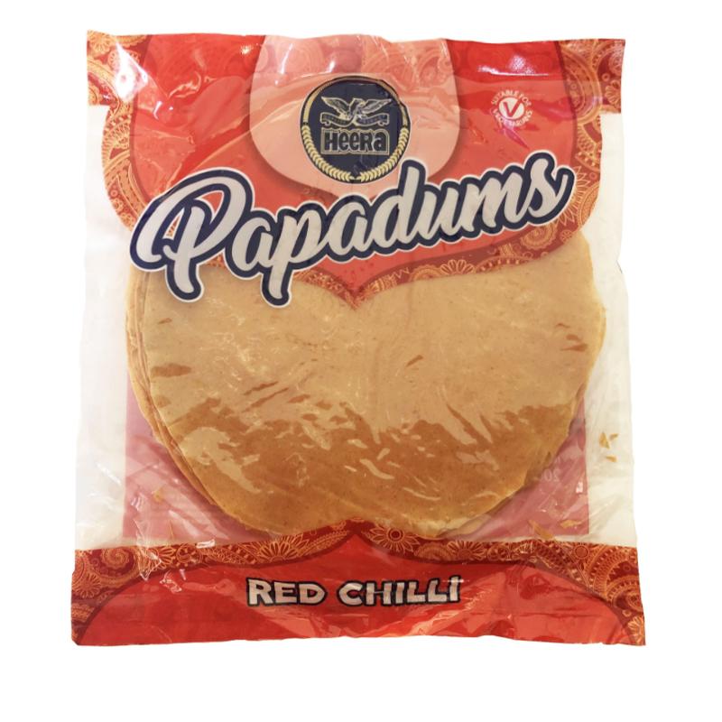 Heera Red Chilli Papad 200gm - Spice Village