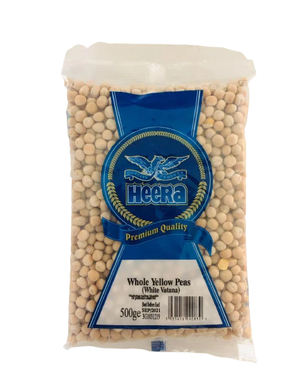 Heera Whole Yellow Peas 500gm - Spice Village