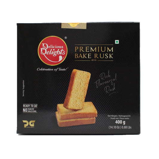 Delicious Delights Premium Bake Rusk 400gm