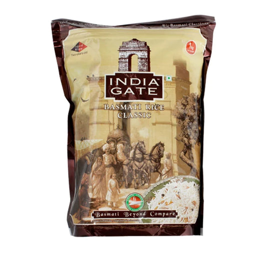 India Gate Basmati Rice Classic 1kg - Spice Village