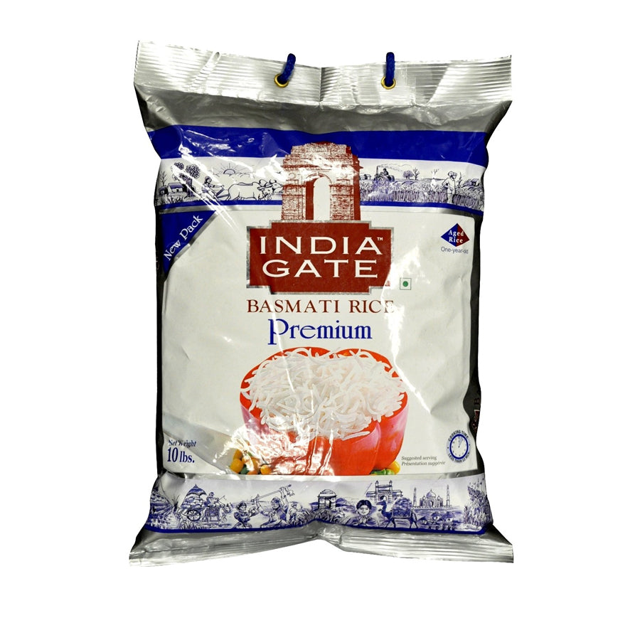 India Gate Basmati Rice Premium 10kg - Spice Village