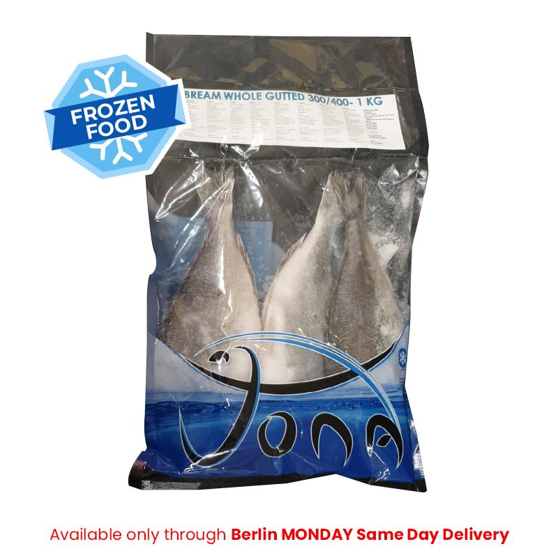 Frozen Jona Whole Gutted Descaled Seabream / Doarade (400/600 gms) 1kg - Only Berlin Same Day Delivery - Spice Village