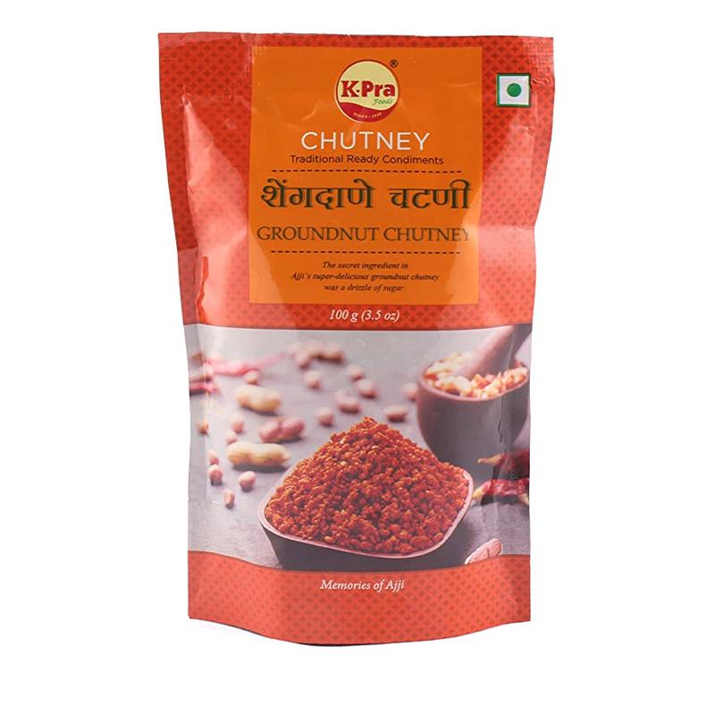 K-Pra Peanut(Groundnut) Chutney 100gm - Spice Village