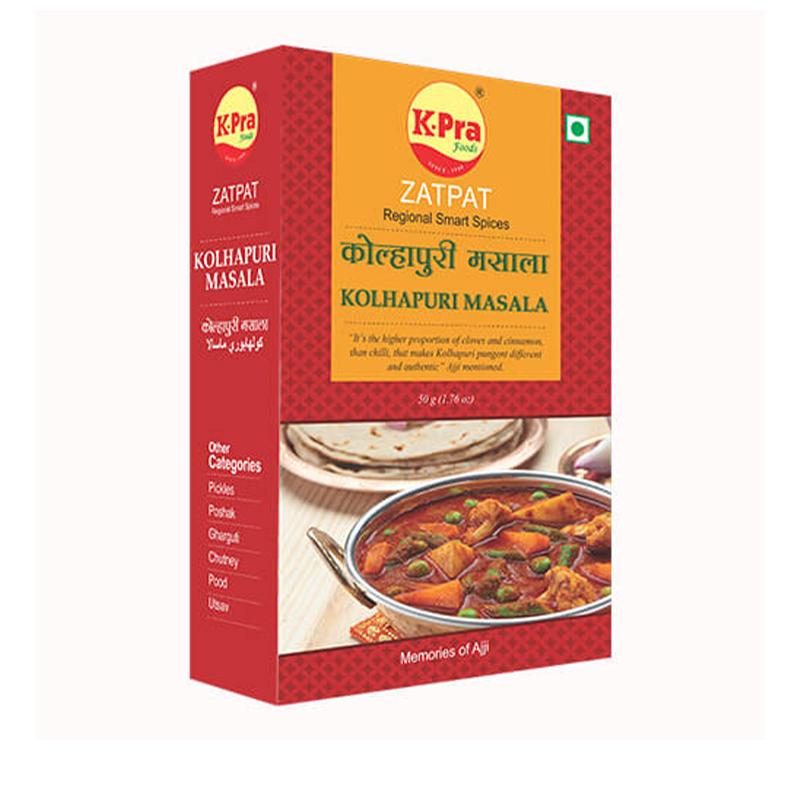 K-Pra Zatpat Kolhapuri Masala 50gm - Spice Village