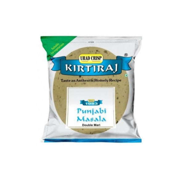 Kirtiraj Papad (Urad Crisps) - Punjabi Masala 200gm - Spice Village