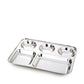 Lily Stainless Steel Plate with 5 compartments (No Refund/No Guarantee)