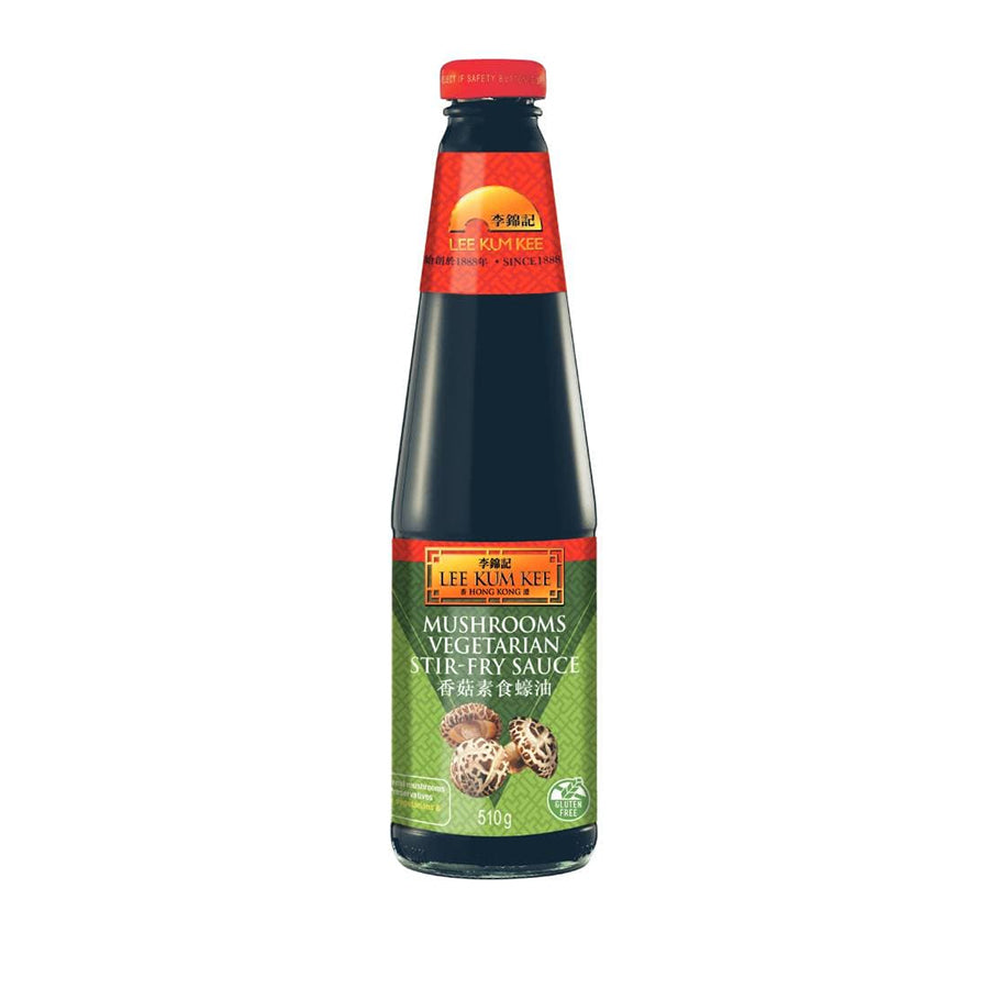 LKK Mushrooms Vegetarian Stir Fry Sauce 510ml - Spice Village
