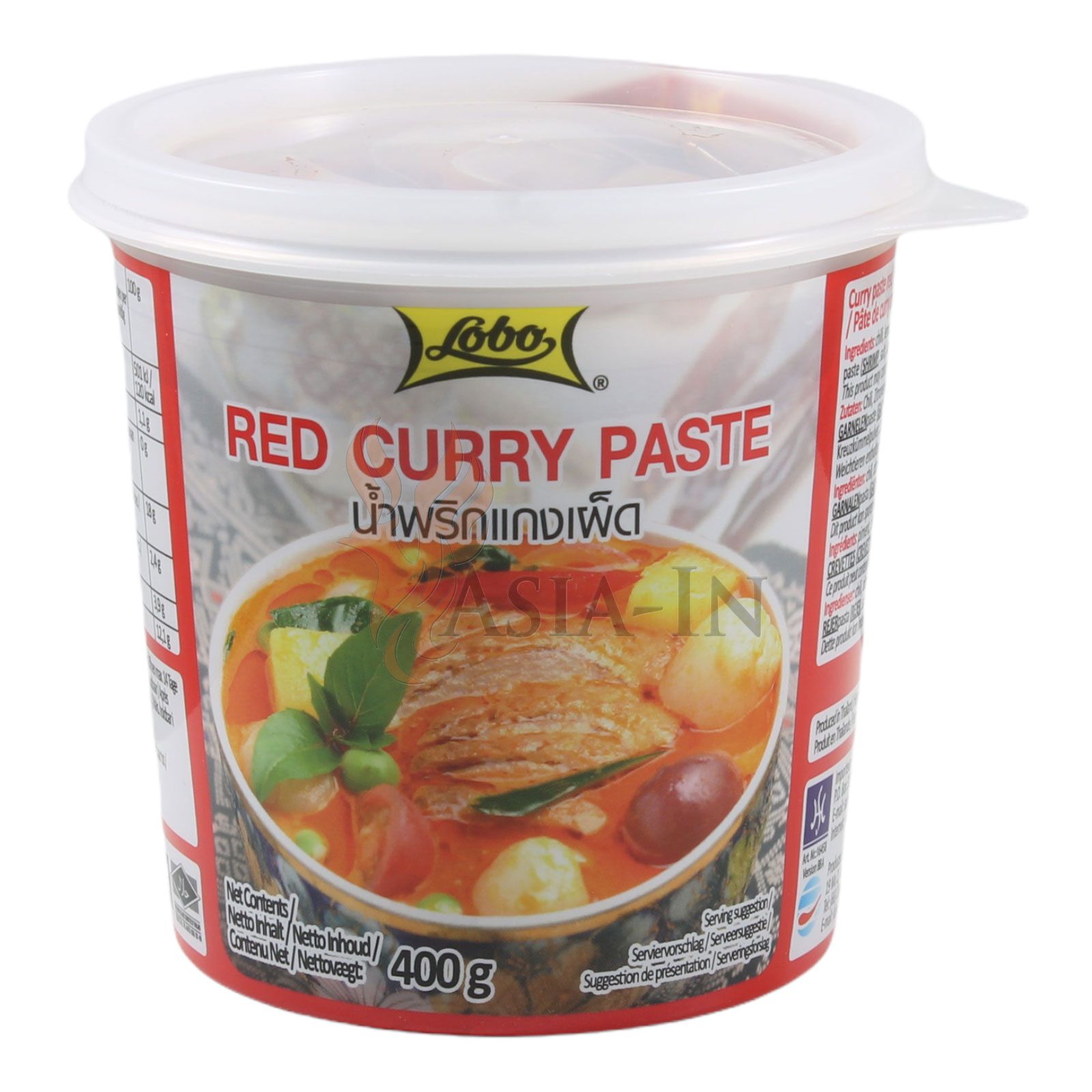 Lobo Red Curry Paste 400gm - Spice Village