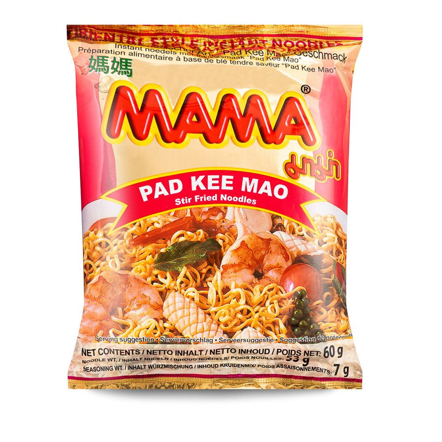 Mama PAD KEE MAO Stir Fried Noodles 60gm - Spice Village
