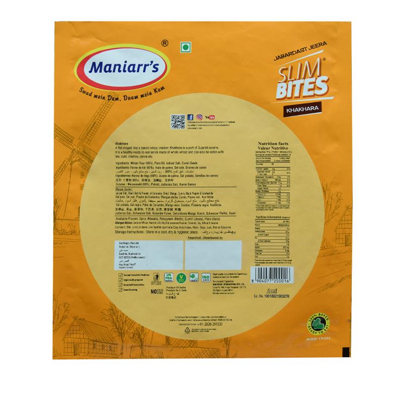 Maniarrs Khakhra - Jeera 200gm - Spice Village