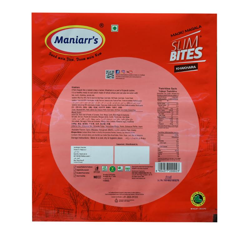 Maniarrs Khakhra - Masala 200gm - Spice Village