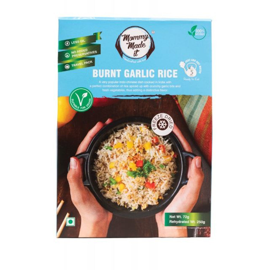 Mommy Made it RTE - Burnt Garlic Rice 70gm - Spice Village
