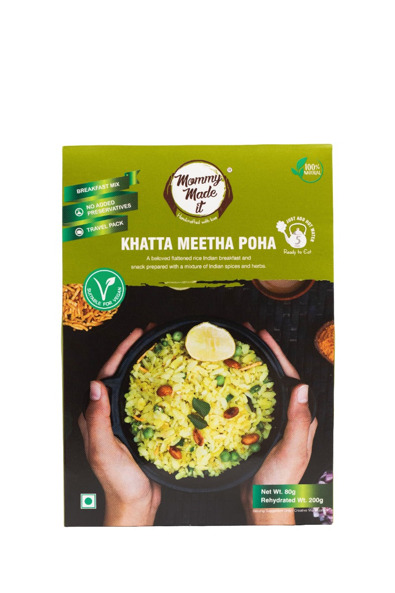 Mommy Made it RTE - Khatta Meetha Poha 80gm - Spice Village