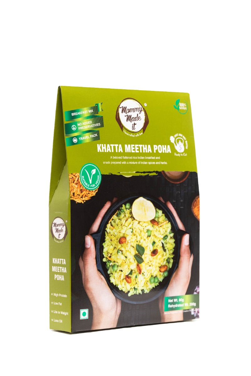 Mommy Made it RTE - Khatta Meetha Poha 80gm - Spice Village