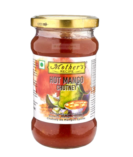 Mother's recipe Hot Mango Chutney 340gm - Spice Village