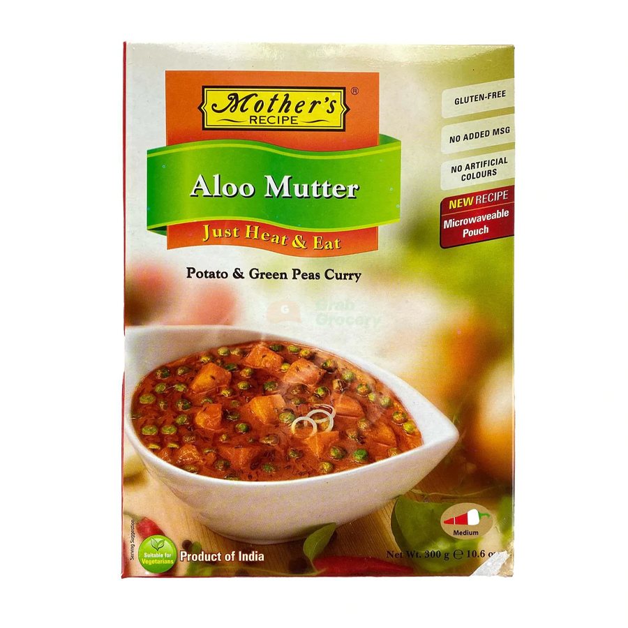 Mother's Recipe Instant Aloo Mutter 300gm - Buy 1 Get 1 - Spice Village