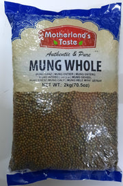 Motherland's Taste Mung Whole (Mung Beans) 2kg - Spice Village