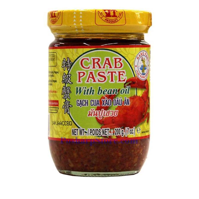 Nang Fah Crab Paste with Bean Oil 200gm - Spice Village