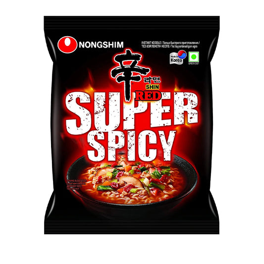 Nongshim Instant Shin Red Super Spicy Noodles 120gm