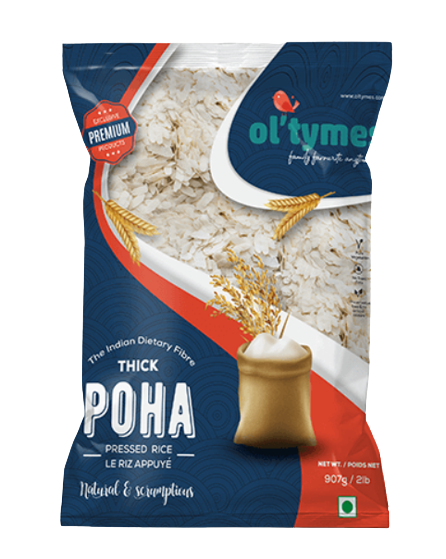 Ol Tymes Rice Flakes (Poha) Thick 900gm - Spice Village
