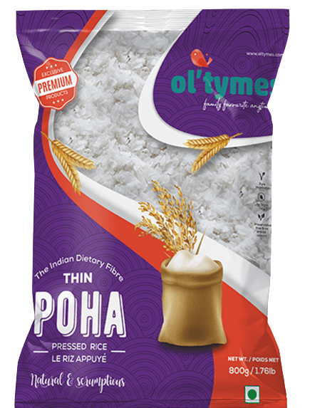Ol Tymes Rice Flakes (Poha) Thin 900gm - Spice Village