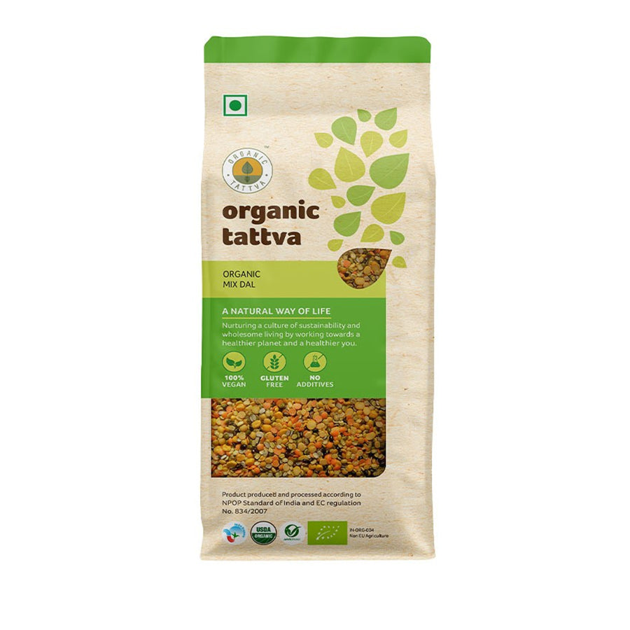 Organic Tattva Mix Dal 500gm - Spice Village