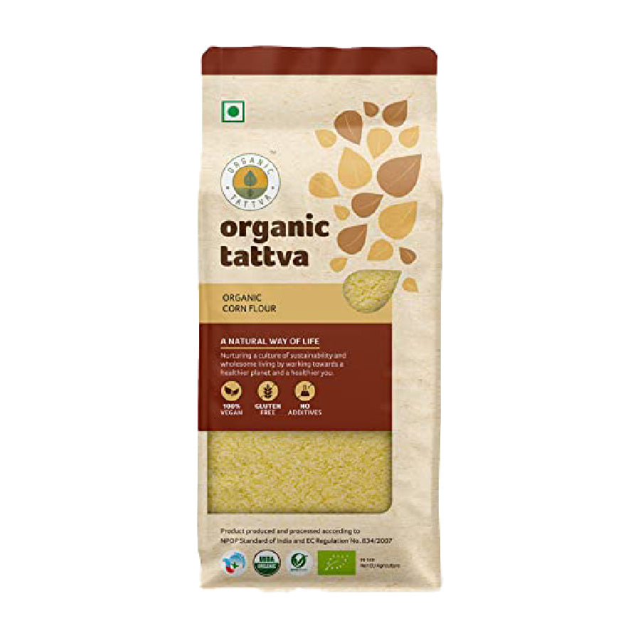Organic Tattva Maize Flour (Makka Atta) 500gm