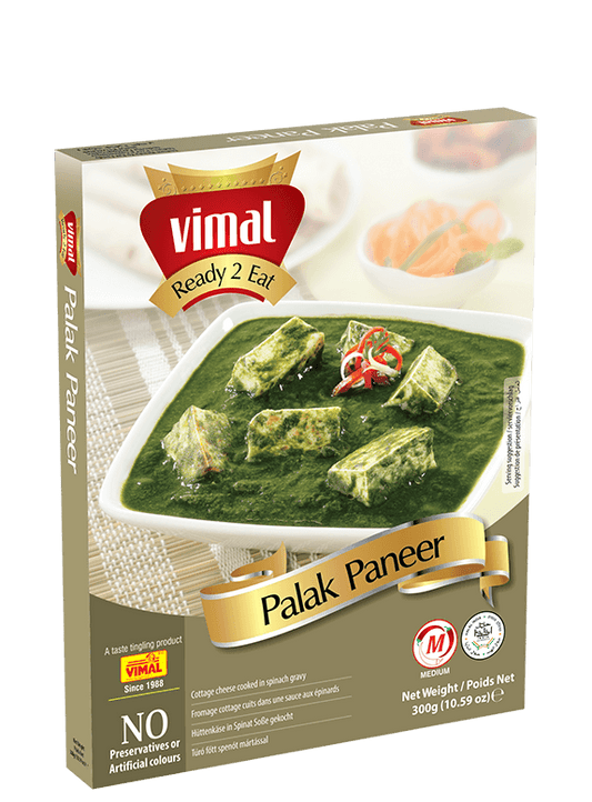 Vimal Palak Paneer Ready To Eat  300gm (Exp: 30.10.2022) - Buy 1 Get 1 Free
