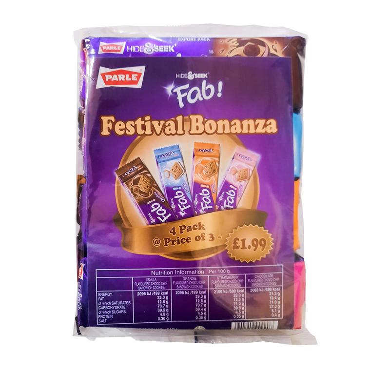 Parle  Hide & Seek Fab Festival Bonanza (4 pack) 448gm - Spice Village