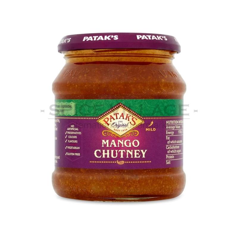 Patak's Mango Chutney (Mild) 340 gm - Spice Village