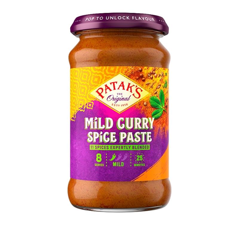 Patak's Mild Curry Spice Paste 283gm - Spice Village