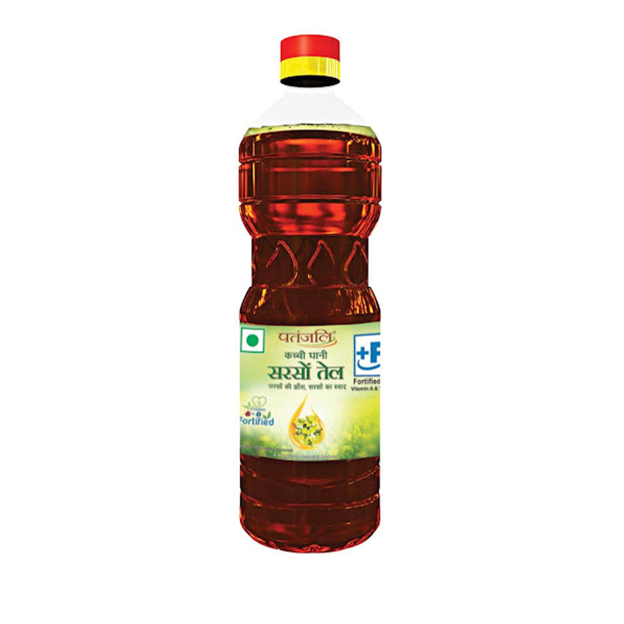 Patanjali Mustard Oil (Kachi Ghani) 500ml - Spice Village