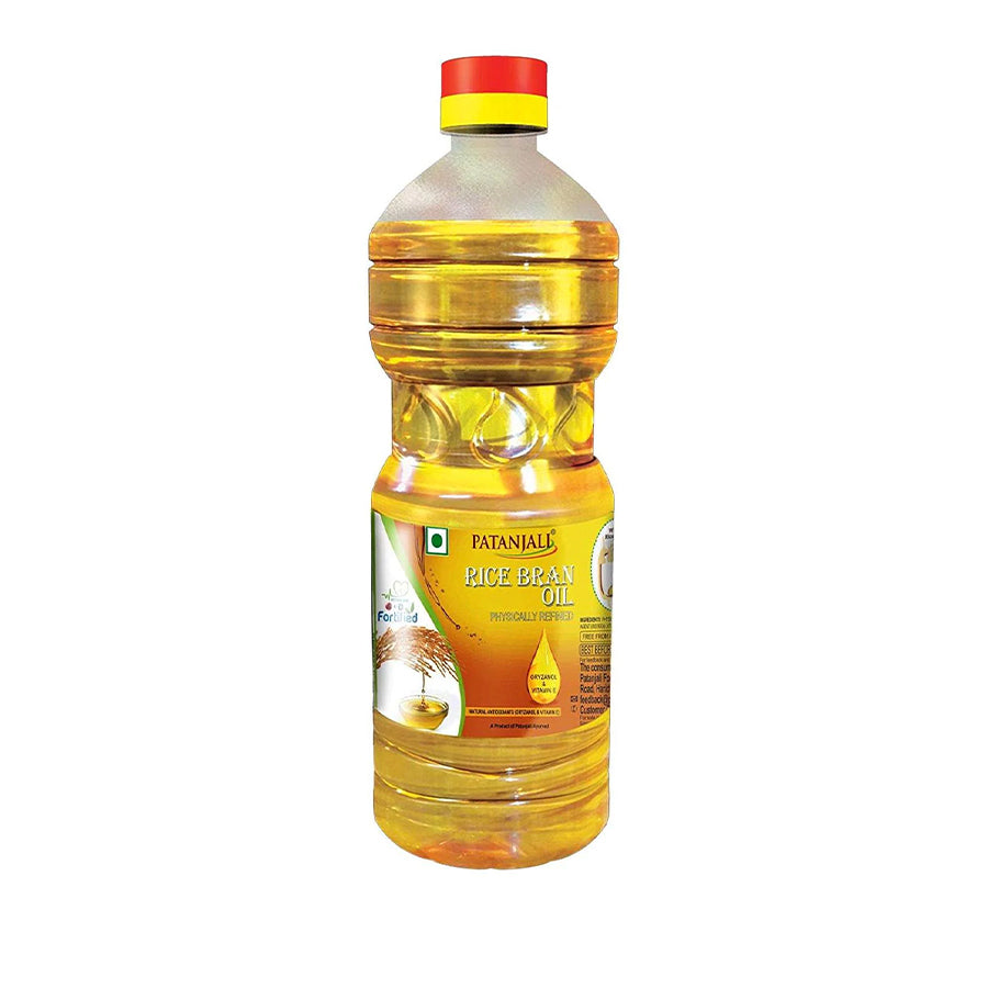Patanjali Rice Bran Oil 1L - Spice Village