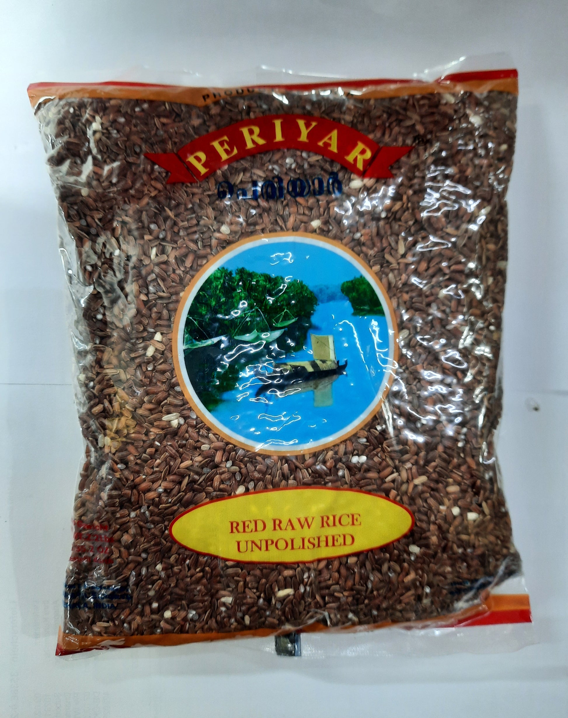 Periyar Red Raw Rice Unpolished (Dark) 1kg - Spice Village