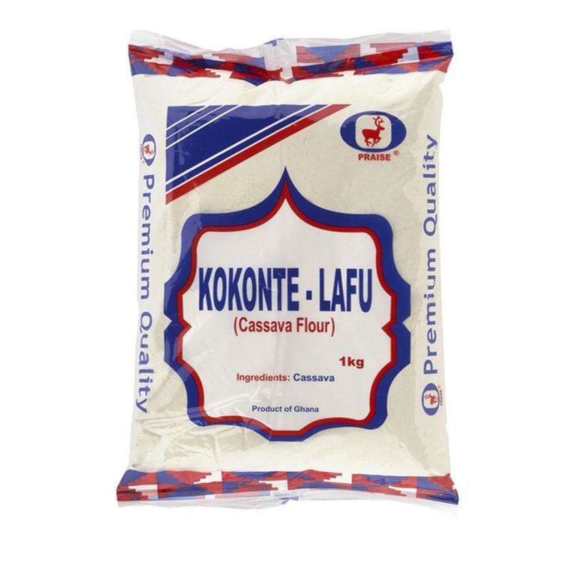 Praise Kokonte-Lafu (Cassava Flour) 1kg - Spice Village