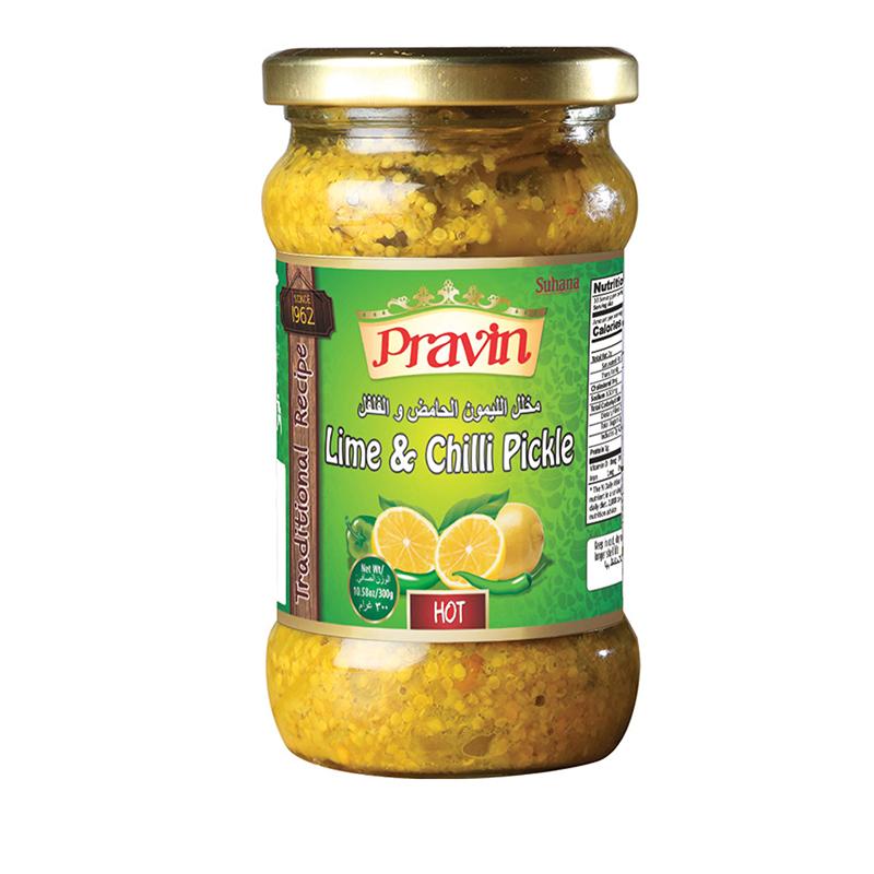 Pravin Lime & Chilli Pickle 300gm - Spice Village