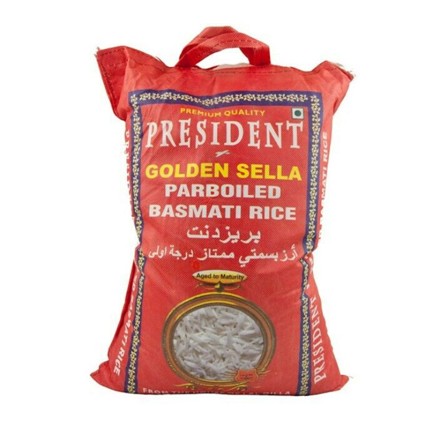 President Golden Sella Basmati Rice 5kg - Spice Village