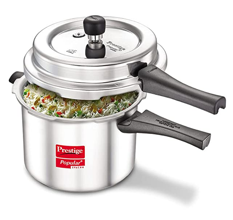Prestige Popular Plus Svachh Pressure Cooker 5L (No Refund/No Guarantee) - Spice Village