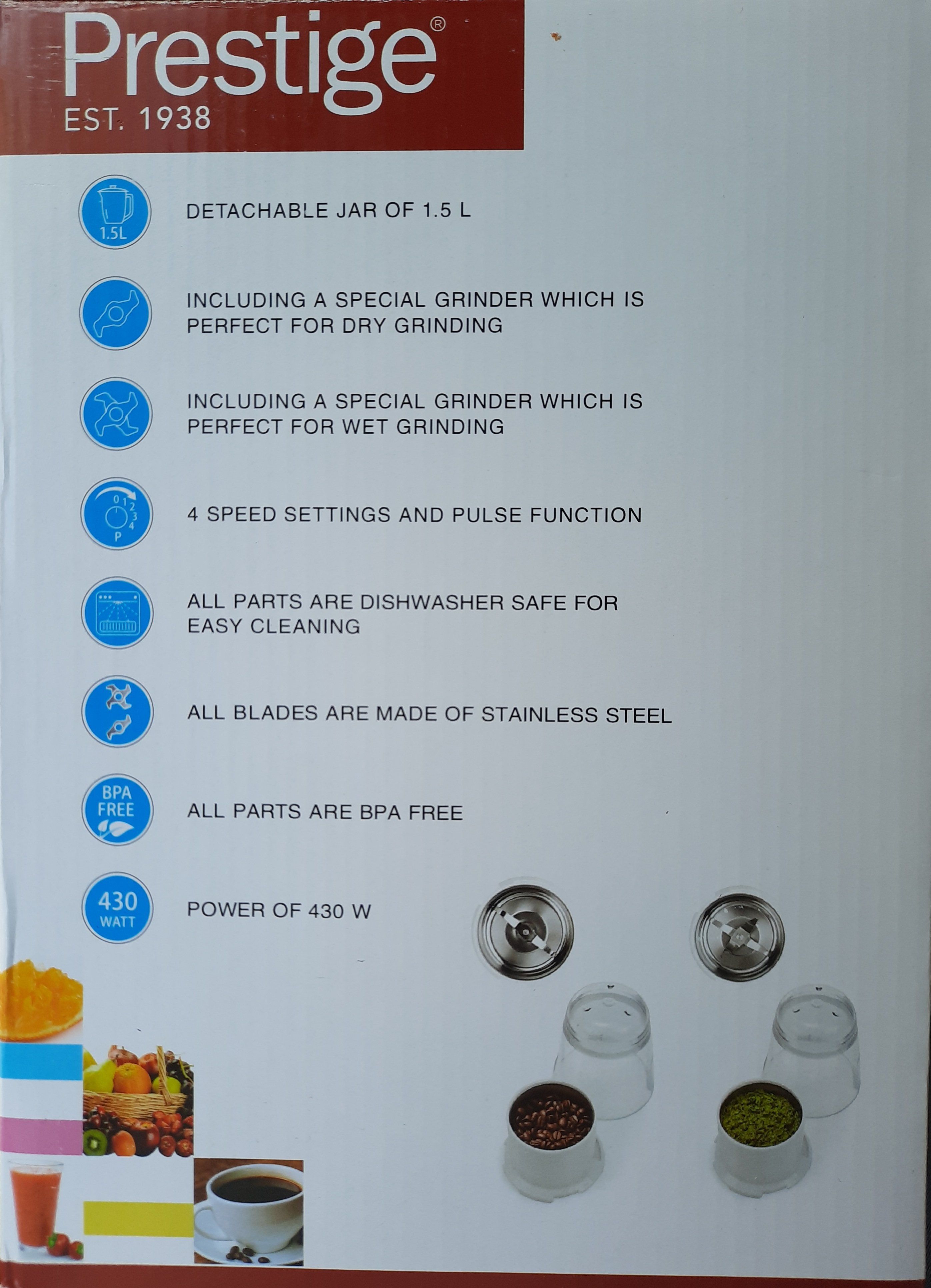 Prestige Mixer Grinder (3 Jar) - Spice Village