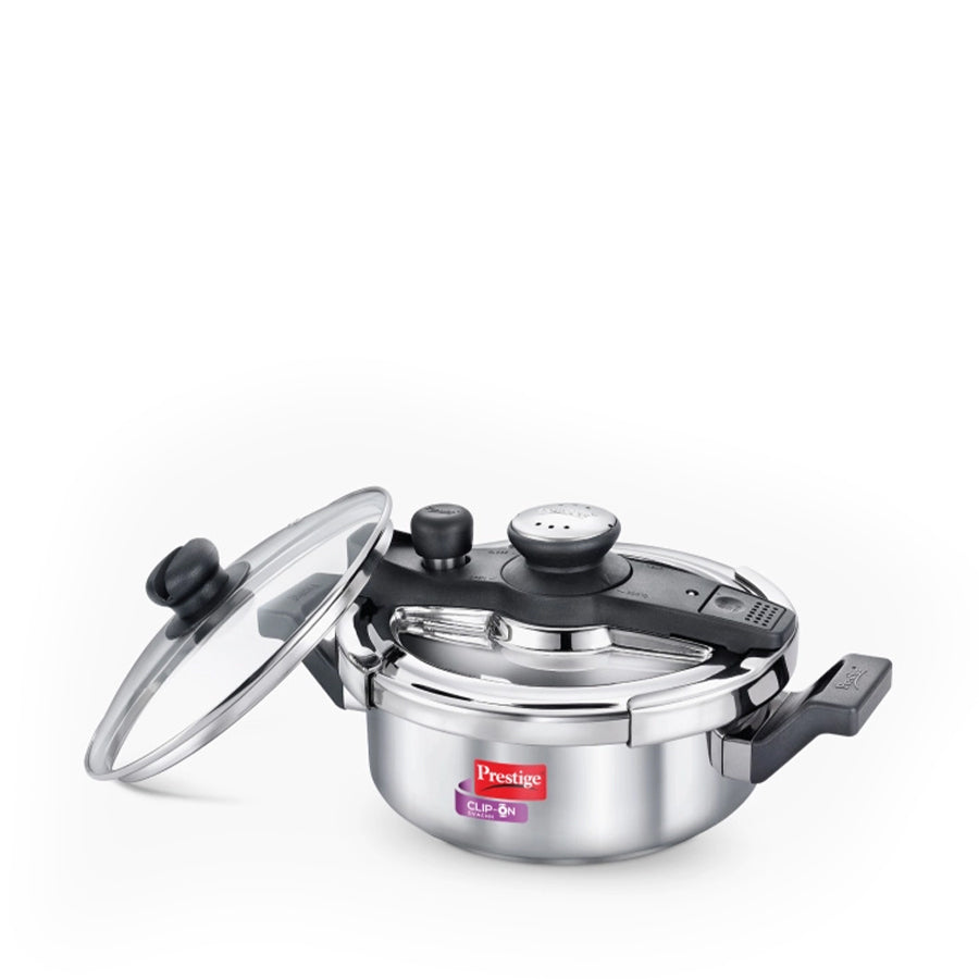Prestige Svacch Clip On Pressure Stainless Steel Cooker 5L (No Refund / No Guarantee) - Spice Village