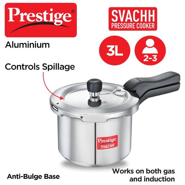 Prestige Svacch Pressure Cooker 3L (No Refund/No Guarantee) - Spice Village