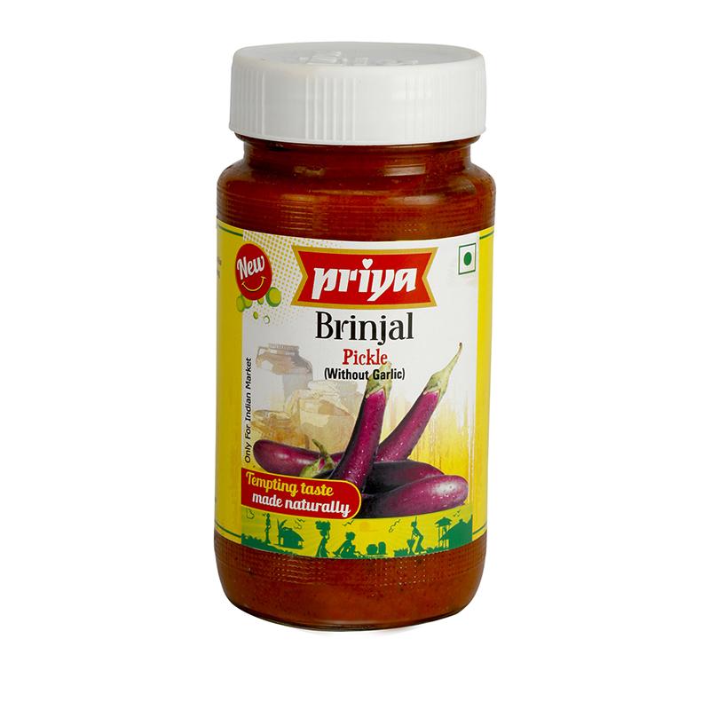 Priya Brinjal Pickle 300gm - Spice Village