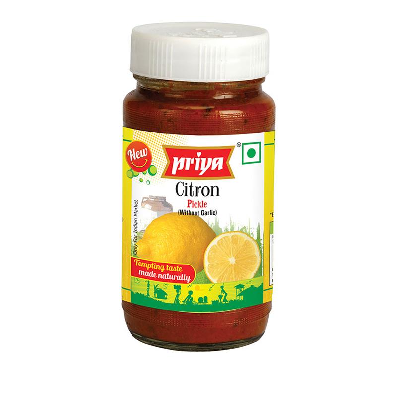 Priya Citron Pickle 300gm - Spice Village