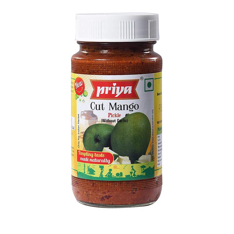 Priya Cut Mango Pickle 300gm - Spice Village