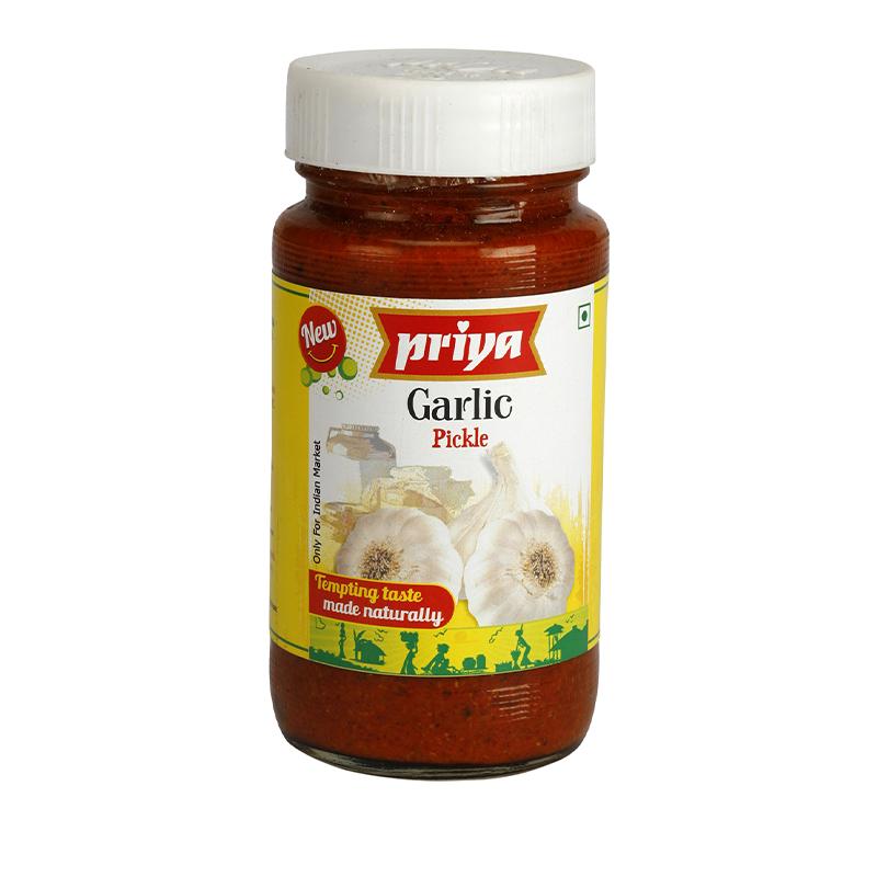 Priya Garlic Pickle 300gm - Spice Village